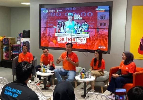 Konferensi pers Erafone Run 2026 (Dok: Nofi KabarMakassar)