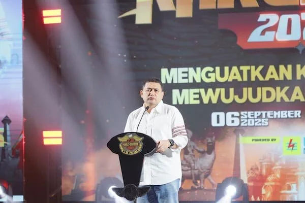 Wali Kota Makassar saat Sambutan di Rakernas Harley Davidson Club Indonesia (HDCI) 2025, (Dok: Ist).