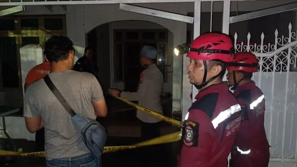 Kebakaran di Perumnas Antang, Kota Makassar, Selasa (19/3).