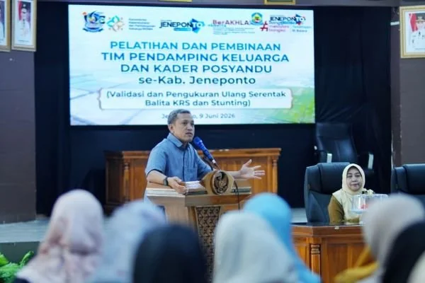 Pemerintah Kabupaten Jeneponto terus mematangkan kesiapan jelang pelaksanaan pengukuran ulang stunting secara serentak. (Dok: Ist)