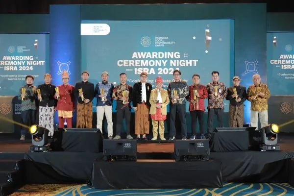 PT Pertamina Patra Niaga Regional Sulawesi berhasil memborong 8 penghargaan dalam ajang Indonesia Social Responsibility Award (ISRA) 2024 (Dok : ist).