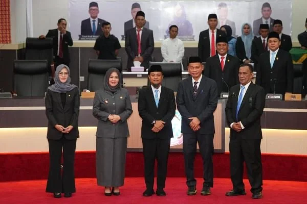 Serah Terima Jabatan (Sertijab) Gubernur dan Wakil Gubernur (Wagub) Sulsel periode 2025 - 2030 (Dok : Ist).