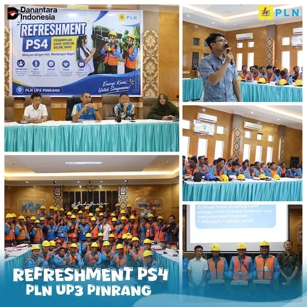 PLN UP3 Pinrang Perkuat Budaya Pelayanan Prima Lewat Refreshment PS4