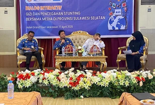 Agenda Dialog Interaktif Gizi dan Pencegahan Stunting di Grand Town Hotel Makassar (Dok: Nofi KabarMakassar)