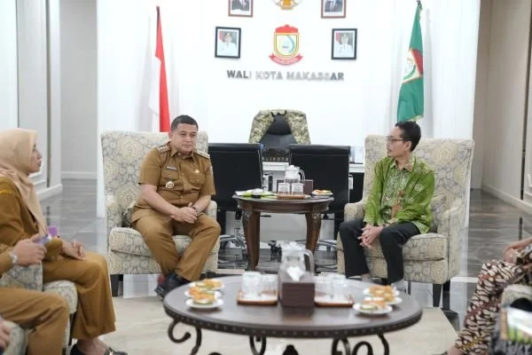 Wali Kota Makassar Munafri Arifuddin saat Menerima Audiensi Pimpinan Cabang Fatayat Nahdlatul Ulama (NU), (Dok: Ist).
