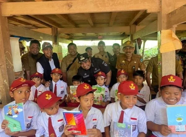 Siswa sekolah dasar di Maros (Dok : ist).