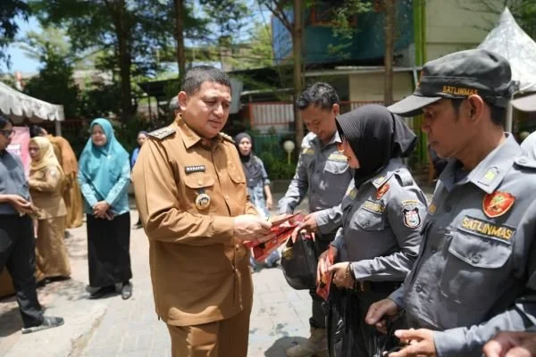 Wali Kota Makassar Munafri Arifuddin saat GMP untuk HUT ke-356 Sulsel, (Dok: Ist).