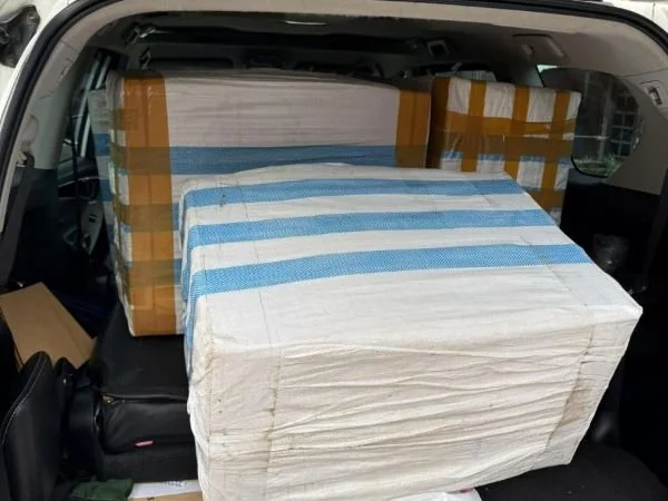 Pengungkapan rokok ilegal oleh Bea Cukai Makassar (Dok: Ist).