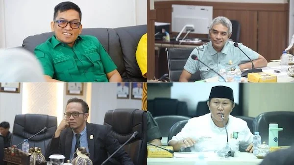 Foto Empat Kandidat Calon Ketua DPC PKB Makassar (Dok: Ist).