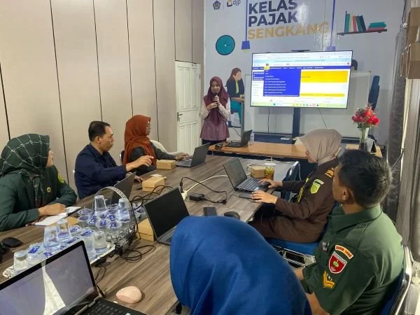Pelaksanaan bimtek aplikasi Coretax-DJP (dok. Ist)