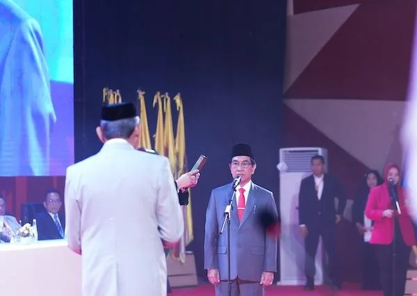 Pelantikan Rektor Universitas Hasanuddin (Unhas) untuk periode kedua 2026–2030 Jamaluddin Jompa (Dok: Ist).