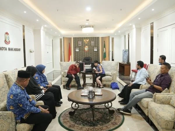 Wali Kota Makassar Munafri Arifuddin saat Koordinasi Smart Island Pilot Project, (Dok: Ist).