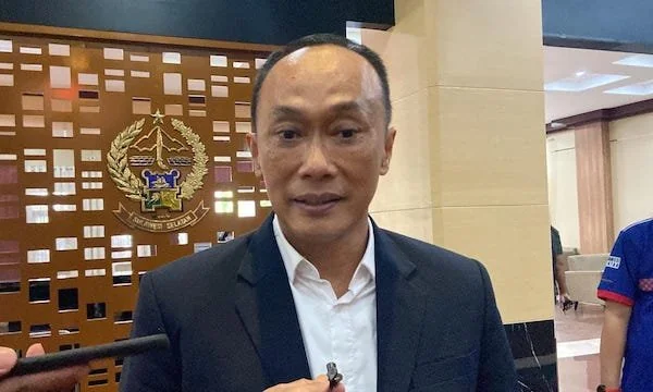 Pj Gubernur Sulsel, Prof Zudan Arif Fakrulloh di Kantor Gubernur Sulsel (Dok: Nofi KabarMakassar)