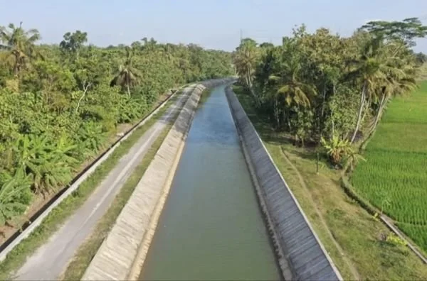 Ilustrasi saluran irigasi (dok. Ist)