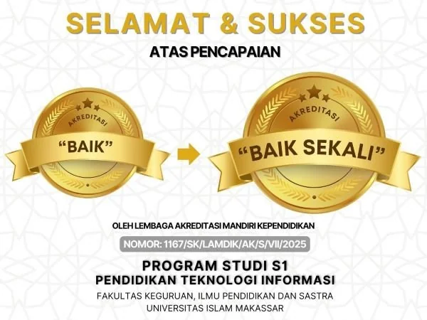 PTI FKIPS UIM Raih Akreditasi Baik Sekali (Dok : Ist).