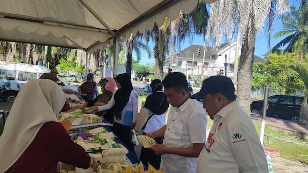 Pasar murah yang dilaksanakan Dinas Ketahanan Pangan Sulbar(dok:Ist)