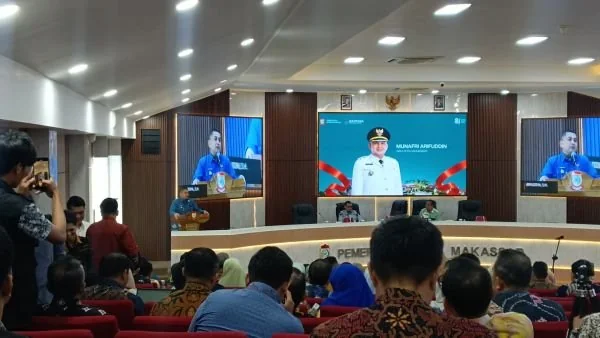 Wali Kota Makassar Munafri Arifuddin saat Monitoring Evaluasi (Dok: Sinta KabarMakassar)