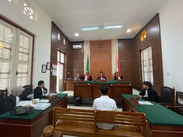 Pembacaan tuntutan dari Penuntut Umum kasus korupsi PT. Surveyor Indonesia Cabang Makassar (Dok : Ist).