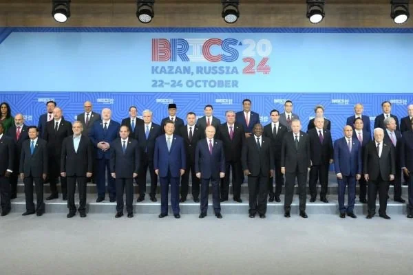 Menlu Sugiono saat menghadiri pertemuan dengan anggota BRICS yang diinisiasi oleh Brazil, Rusia, India, China, dan Afrika Selatan (Dok : int).