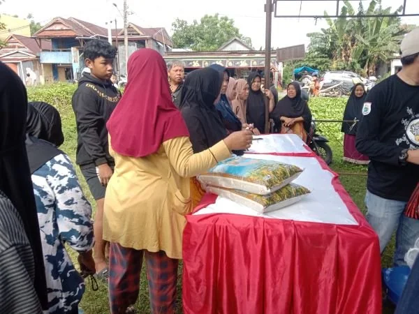 Gerakan Pangan Murah yang dilakukan Distapang Sulbar (Dok : Ist).