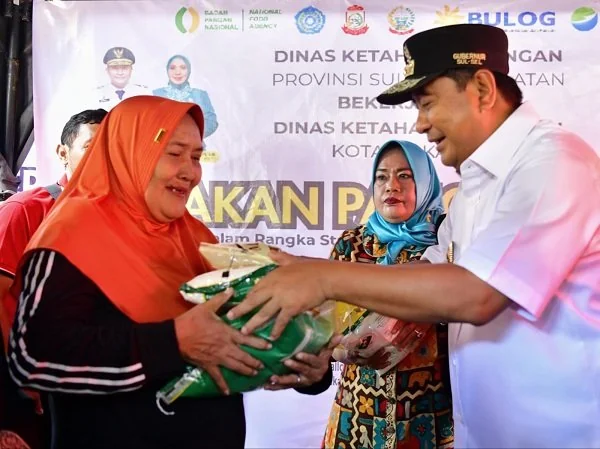 Pj Gubernur Sulsel, Bahtiar Baharuddin safari ramadan di Makassar, Minggu, (17/3).