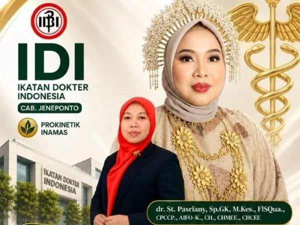 dr. St. Pasriany, Sp.GK, M.Kes., FISQua. (Dok: Ist)