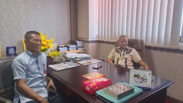 Abdul Rahman dari Fraksi Partai Keadilan Sejahtera (PKS) dan Kadir Halid dari Fraksi Partai Golkar, (Dok: Sinta KabarMakassar).