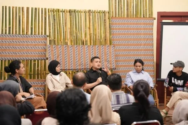 Wali Kota Makassar Munafri Arifuddin saat Menjelaskan Terkait MCH di MIWF 2026 (Dok: Ist).