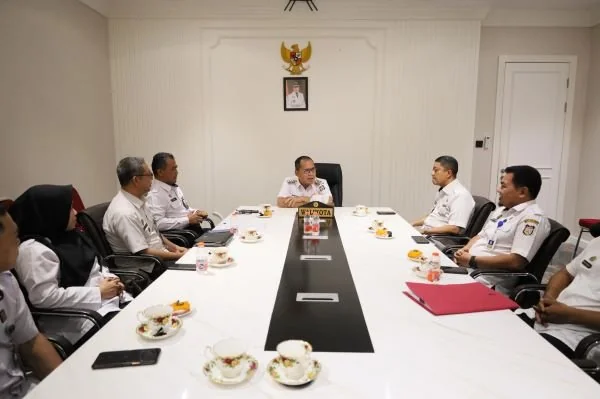 Wali Kota Makassar, Moh. Ramdhan Pomanto saat menerima kunjungan Bapas Kelas I Makassar (Dok : Ist).