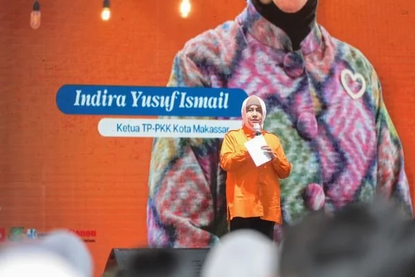 Ketua TP PKK Kota Makassar Indira Yusuf Ismail (Dok : ist).