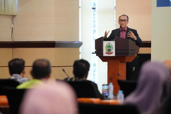 Pj Gubernur Sulsel, Prof Zudan Arif Fakrulloh saat launching webinar series ASN adaptif (Dok: IST)