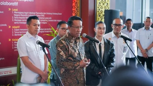 Menteri Hukum (Menkum), Supratman Andi Agtas, menyampaikan apresiasi atas berbagai masukan yang diberikan oleh sejumlah musisi  (Dok : Ist).