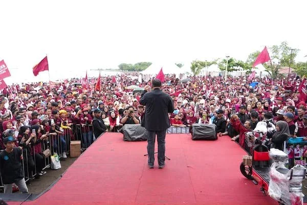 Suasana Silahturahmi Wali Kota Makassar Munafri Arifuddin saat Silaturahmi dengan RT/RW Sekota Makassar, (Dok: Ist)