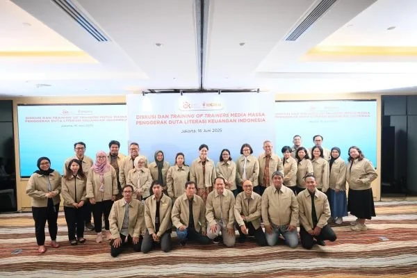 Kegiatan diskusi OJK terkait literasi keungan di Jakarta (Dok: Ist).