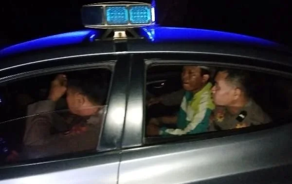 Terduga Pelaku saat Diamankan Polisi. (Dok: Ist)