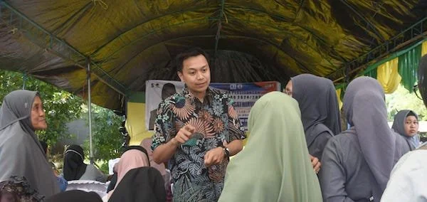 Anggota DPRD Kota Makassar, Odhika Cakra Satriawan, (Batik) (Dok: Sinta KabarMakassar).