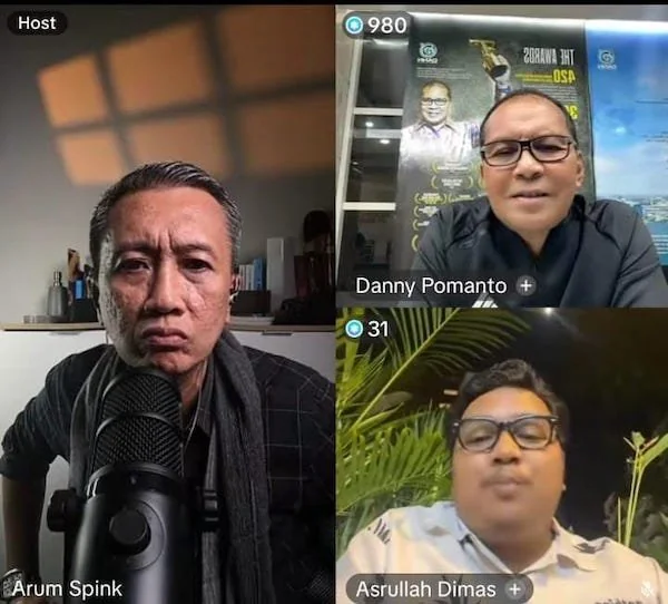 Tangkapan Layar Dialog Arum Spink, Wali Kota Makassar Periode 2021-2024 Danny Pomanto dan Warga penerima Manfaat Laskar Pelangi, (Dok: Kabar Makassar).