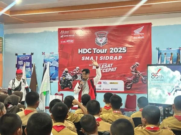 Honda Dream Cup Tour di SMAN 1 Sidrap (Dok: Ist)
