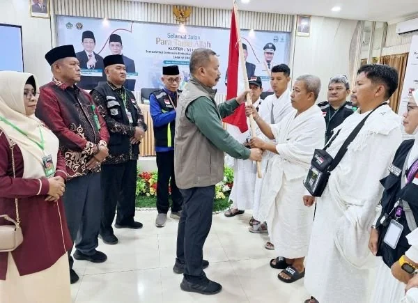 Pelepasan Kloter 31 Embarkasi Makassar (Dok : Ist).