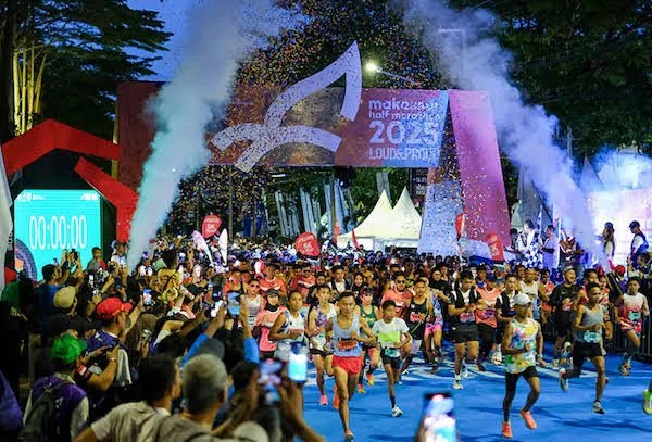 Suasana Makassar Half Marathon (MHM) (Dok: Ist).