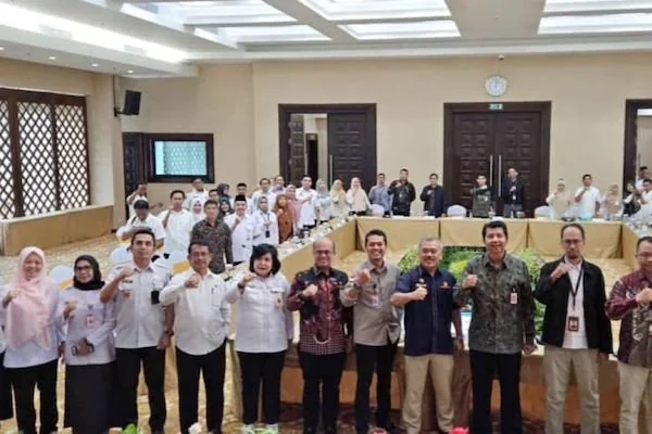 Peserta Rakor dari Perwakilan Bank Indonesia Sulsel OJK Sulselbar, LPS Makassar dan Forkopimda Sulsel di Makassar, Kamis (17/10/2024). ANTARA/HO-BI Sulsel