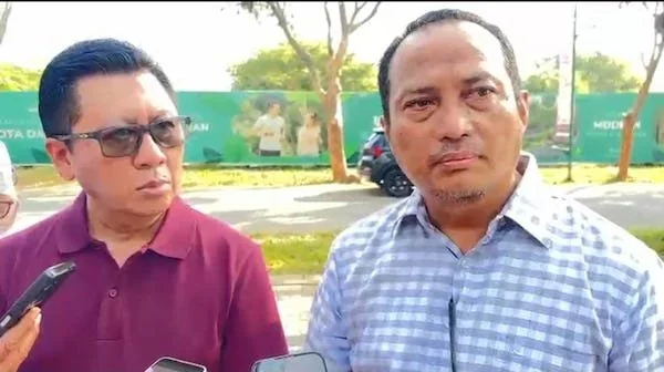 Perwakilan Legal GMTD, Jonny dan Planning GMTD, Gede Sutawijana (Dok: Ist).