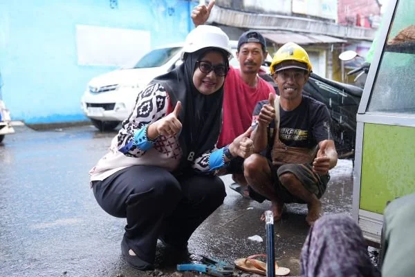 Sambungan Air Gratis dari PDAM Makassar (Dok: Ist).
