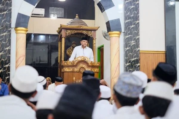Bupati Bantaeng rayakan Maulid Masjid Nurul Falah Barayya (Dok : Ist).