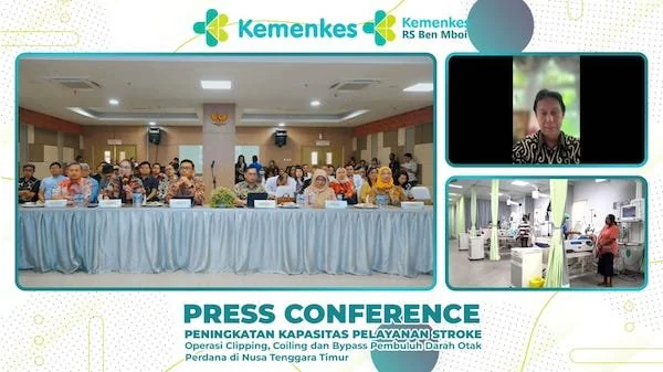 Operasi Perdana Clipping Coiling Bypass NTT Masuk Peta Layanan Stroke Nasional, (Dok: Ist)