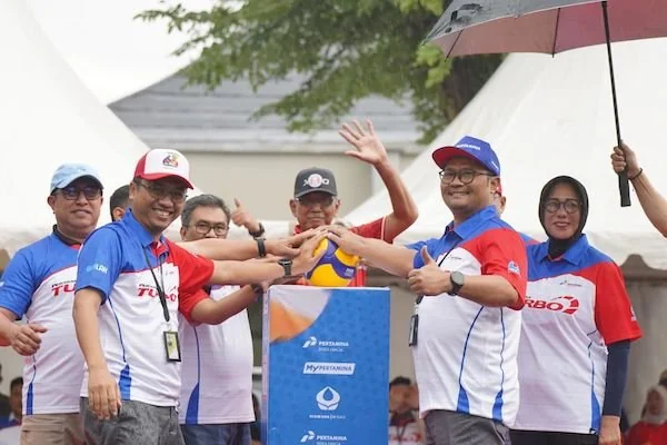 Pembukaan Turnamen Voli Pertamina Cup III. Dok. Ist
