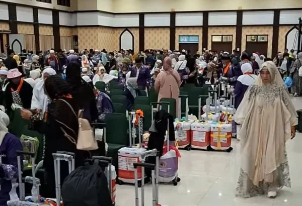 Jemaah haji Embarkasi Makassar (Dok : Ist).