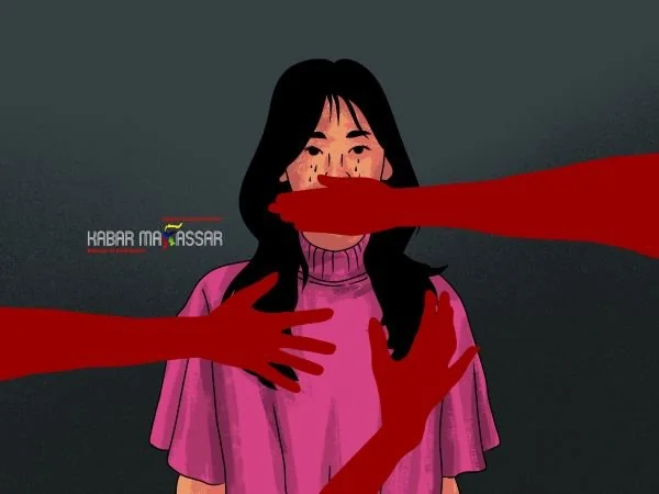 Ilustrasi pelecehan terhadap perempuan (Dok : KabarMakassar).