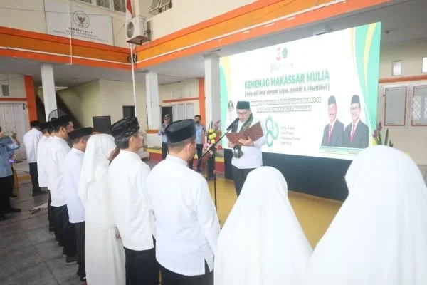 Ramah Tamah Hari Amal Bakti Kementerian Agama Republik Indonesia ke-80 yang digelar Kementerian Agama Kota Makassar (Do: Ist).