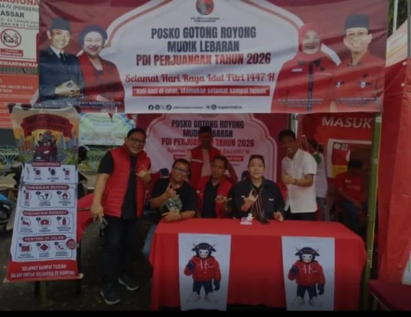 Posko Mudik di Pelabuhan Soekarno Hatta Makassar (Dok: Ist).